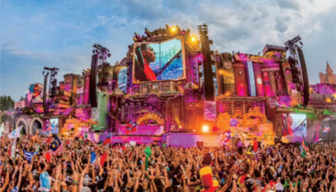 Liveshow electronic music festival